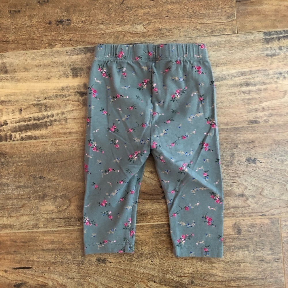 GAP Baby Organic Cotton Mix and Match Printed Bodysuit and Leggings 2-Piece 3-6M - Picture 5 of 9